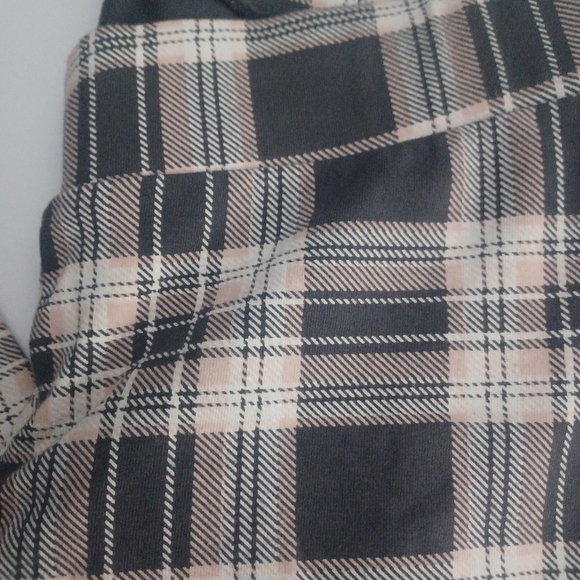 Torrid Plaid Leggings Pink/gray Sz L OX - Picture 5 of 5